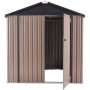 AECOJOY 6 ft. W x 6 ft. D Metal Shed with Double Lockable Door (36 sq. ft.) - Image 1