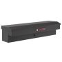 Weather Guard 56 in. Matte Black Aluminum Lo- Side Truck Tool Box - Image 1