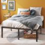 Zinus Yelena Black Metal King Platform Bed Frame - Image 1