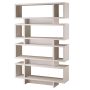 Benjara Tremendous 72.75-inch H White Wooden Bookcase w/ Open Shelves - Image 1