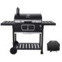 Royal Gourmet Deluxe 30 in. Charcoal Grill with Cover, BBQ Smoker Picnic Camping Patio Backyard Cooking in Black - Image 1