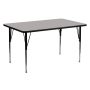 Carnegy Avenue - Gray Activity Table - CGA-XU-5668-GR-HD - Image 1