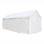 ALEKO 10 foot x 20 foot x 8.6 foot White Roof PVC Carport - Image 1