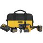 DEWALT FLEXVOLT 60-Volt MAX Lithium-Ion Cordless Brushless 1/2 in. Stud and Joist Drill w/ (2) Batteries 2Ah, Charger and Bag - Image 1