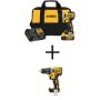 DEWALT 20-Volt MAX XR Cordless Brushless 3-Speed 1/4 in. Impact Driver Kit with 20V Brushless 1/2 in. Drill/Driver (Tool-Only) - Image 1