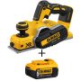 DEWALT 20-Volt MAX XR Lithium-Ion 3-1/4 inch Brushless Cordless Planer (Tool-Only) w/ Free 20-Volt MAX Li-Ion Battery 5 Ah - Image 1