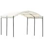 9.62 ft. W x 12.86 ft. D x 8.4 ft. H White Steel Carport Shelter Garage Tent, Garden Storage Shed with Anchor Kit - Image 1