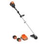 YARD FORCE 60-Volt Cordless 2.5 Ah Lithium-ion Line Trimmer, 2 Batteries and Charger Combo Kit (4-Tool) - Image 1