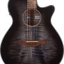 Ibanez - AEG70 Acoustic-Electric Guitar - Transparent Charcoal Burst High Gloss - Image 1