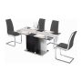 Best Master Furniture Veta 5-pc Grey Rectangular Dining Set - Image 1