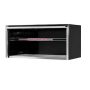 Extreme Tools RX 55-in Matte Black Triple Bank Hutchwith Gloss Black Handle and Trim - Image 1