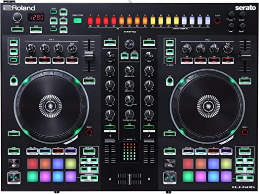 Roland-DJ-505-2-deck-Serato-DJ-Controller-w-Drum-Machine