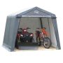 ShelterIT 12 foot W x 16 foot D x 8 foot H Steel Frame Polyethylene Instant Garage/Shed without Floor - Image 1