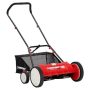 Troy-Bilt 18-in Manual Walk Behind Reel Lawn Mower w/ Grass Catcher - Image 1