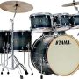 Tama Superstar Classic CL72S 7-piece Shell Pack w/ Snare Drum - Dark Indigo Lacebark Pine - Image 1