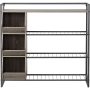 Homestar 4-Shelf Shoe Rack - Warm Reclaimed Wood - Image 1