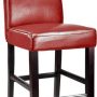 CorLiving Antonio Counter Height Barstool - Smooth Red - Image 1
