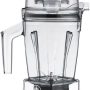 48-Oz. Dry Grains Container for Vitamix Ascent Series Blenders - Transparent/Black - Image 1