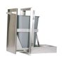 Coyote 13-Gal. Touchless Pull Out Trash and Recycling Bin - Stainless Steel - Image 1