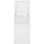 GE - Unitized Spacemaker 3.8 Cu. Ft. 12-Cycle Washer and 5.9 Cu. Ft. 4-Cycle Electric Dryer Combo - White on White - Image 1