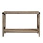 Walker Edison - Farmhouse Rustic Entryway/Accent Table - Gray Wash - Image 1
