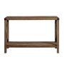 Walker Edison - Farmhouse Rustic Entryway/Accent Table - Rustic Oak - Image 1