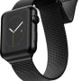 Raptic - Hybrid Mesh Watch Band for Apple Watch® 42mm, 44mm, 45mm - Black - Image 1
