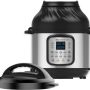 Instant Pot - Duo Crisp 8qt Digital Multi Cooker with Air Fryer - Stainless Steel/Silver - Image 1