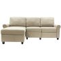 Serta Copenhagen Polyester Reclining Sectional - Dusk Beige - Image 1