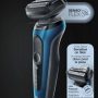 Braun - Series 6 Wet/Dry Electric Shaver - Blue - Image 1