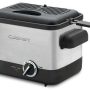Cuisinart - 1.1L Analog Compact Deep Fryer - Black Stainless Steel - Image 1