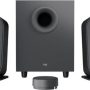 Logitech - Z407 2.1 Bluetooth Computer Speaker System w/ Wireless Control (3-Piece) - Black - Image 1