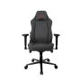 Arozzi - Primo Premium Woven Fabric Gaming/Office Chair - Dark Grey with Red Accents - Image 1