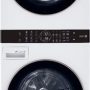 LG - 4.5 Cu.Ft. Smart Front-Load Washer and 7.4 Cu.Ft.Electric Dryer WashTower w/ Steam and Built-In Intelligence - White - Image 1