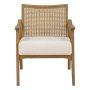 OSP Home Furnishings Alania Arm Chair - Linen - Image 1