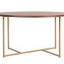 Elle Decor - Ines Round Coffee Table - Walnut - Image 1