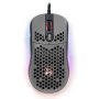 Arozzi - Favo AZ-FAVO-BKGY Lightweight Wired Optical Gaming Mouse - Gray - Image 1
