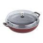 Staub - Cast Iron 3.5-qt Braiser with Glass Lid 14813087 - Image 1