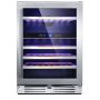 Avanti - Elite Series 46 Bottle Dual Zone Wine Cooler (Stainless Steel) - Image 1