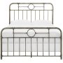 Walker Edison Antiqua Metal Pipe Queen Size Bed - Bronze - Image 1