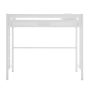 Walker Edison Premium Deluxe Twin Metal Loft Bed - White - Image 1