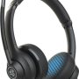 JLab - GO Work Wireless & Wired On-Ear Headset - Black - Image 1