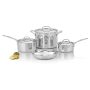 Cuisinart - Chef's Classic Nonstick Stainless 7 Piece Set - Stainless Steel - Image 1