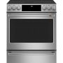 Café - 5.7 Cu.-ft Slide-In Electric Convection Range - Stainless steel - Image 1