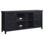 Camden&Wells - Elmwood TV Stand for TVs up to 80" - Black Grain - Image 1