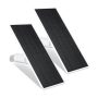 Wasserstein - Solar Panel for Google Nest Cam Outdoor or Indoor, Battery - 2.5W Solar Power - Made for Google Nest (2 Pack) - White - Image 1