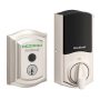 Kwikset - Halo Smart Lock Wi-Fi Replacement Deadbolt with App/Key/Fingerprint Access - Satin Nickel 99590-001 - Image 1