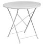 Flash Furniture - Oia Contemporary Patio Table - White CO-4-WH-GG - Image 1