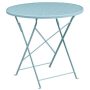 Flash Furniture - Oia Contemporary Patio Table - Sky Blue CO-4-SKY-GG - Image 1