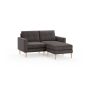 Burrow - Mid-Century Nomad Sectional Loveseat - Charcoal NSC-CH-2-MD-LW - Image 1